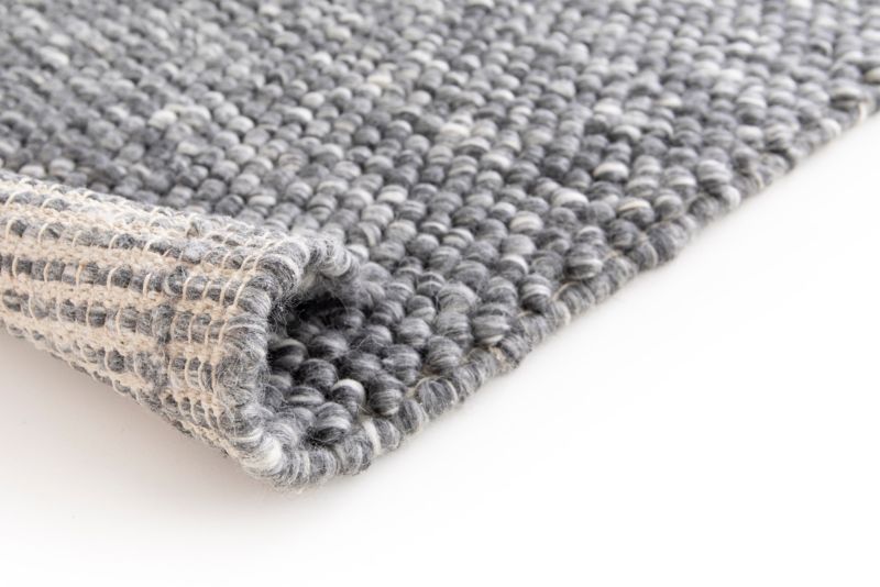 GoodHome Wool Knits tæppe 120 x 170 cm grå