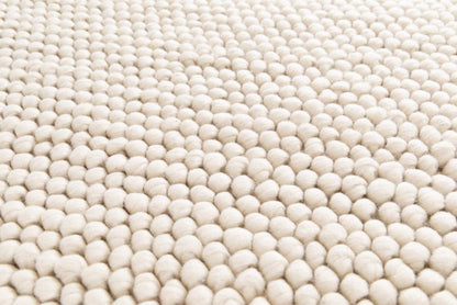 GoodHome Wool Knits tæppe 160 x 230 cm beige