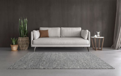 GoodHome Wool Knits tæppe 160 x 230 cm i mørkegrå