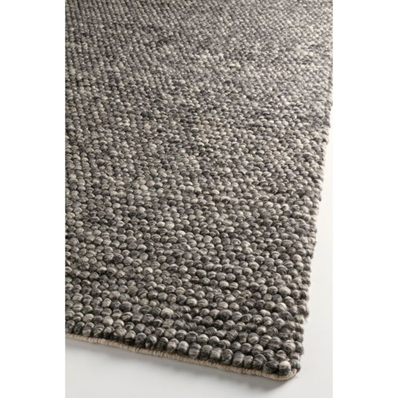 GoodHome Wool Knits tæppe 160 x 230 cm i mørkegrå