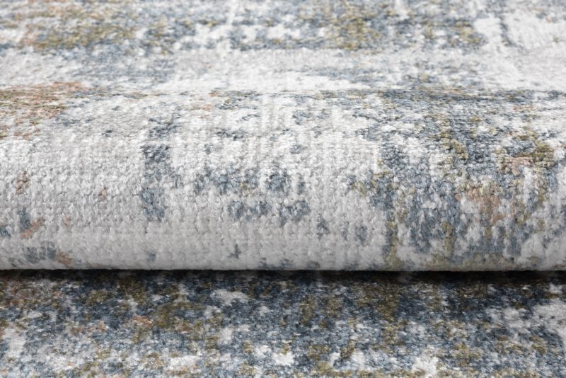 Rektangulært Tæppe 120x160 cm Grågrøn Mønstret