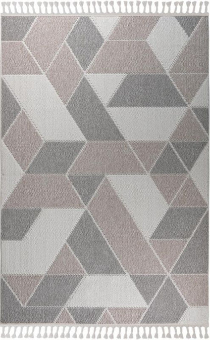 Tæppe Jardin 80 x 150 cm kremfarvet