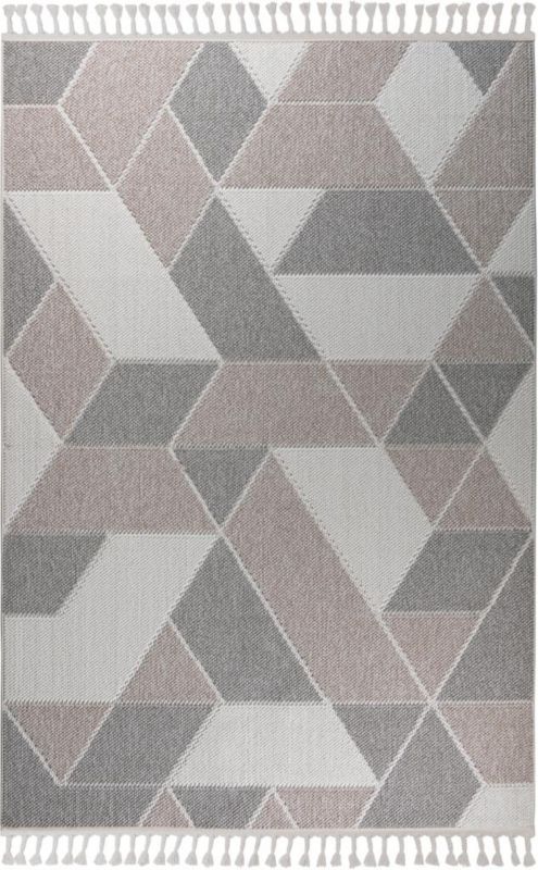 Tæppe Jardin 80 x 150 cm kremfarvet