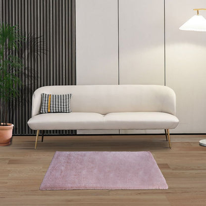 Manzo tæppe 60 x 90 cm lyserød