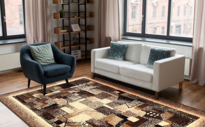 Tæppe 200x300 cm Beige Polypropylen