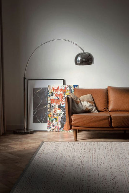 Aztekisk Tæppe Chantelle 160x230 cm Kremfarvet Bomuld-Polyester
