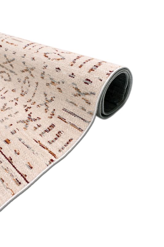 Aztekisk Tæppe Chantelle 160x230 cm Kremfarvet Bomuld-Polyester