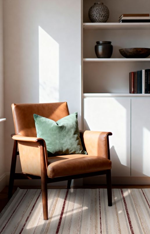 Tæppe 160x230 cm Bordo-Beige med Vintage Effekt