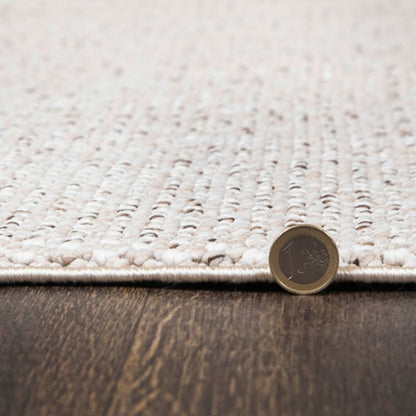 Tæppe Lora 160x230 cm Beige Polyester