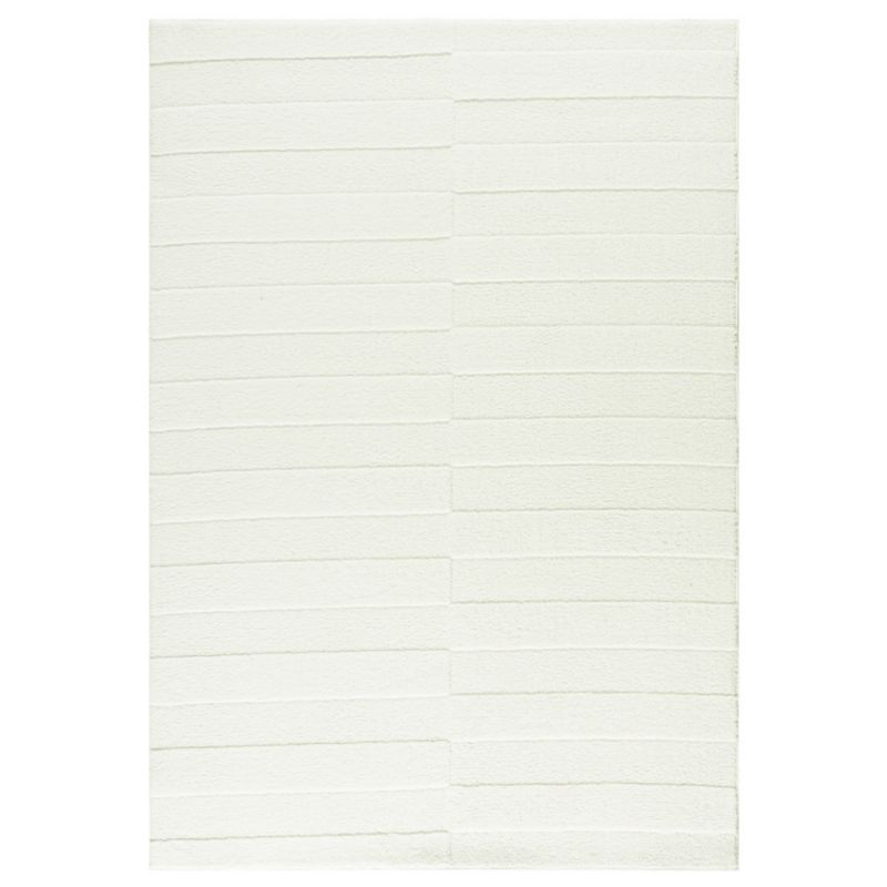 Rektangulært Tæppe 160x230 cm Beige Polyester