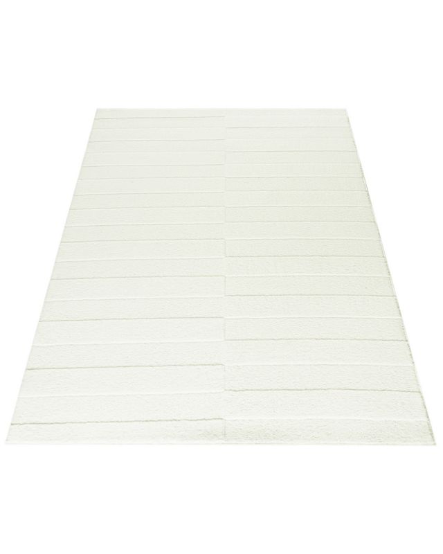 Rektangulært Tæppe 160x230 cm Beige Polyester