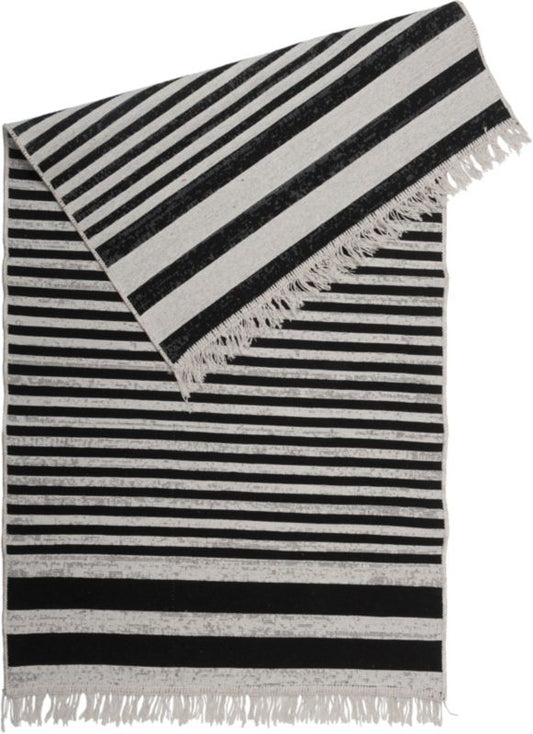 Tæppe Pled 120 x 160 cm med striber