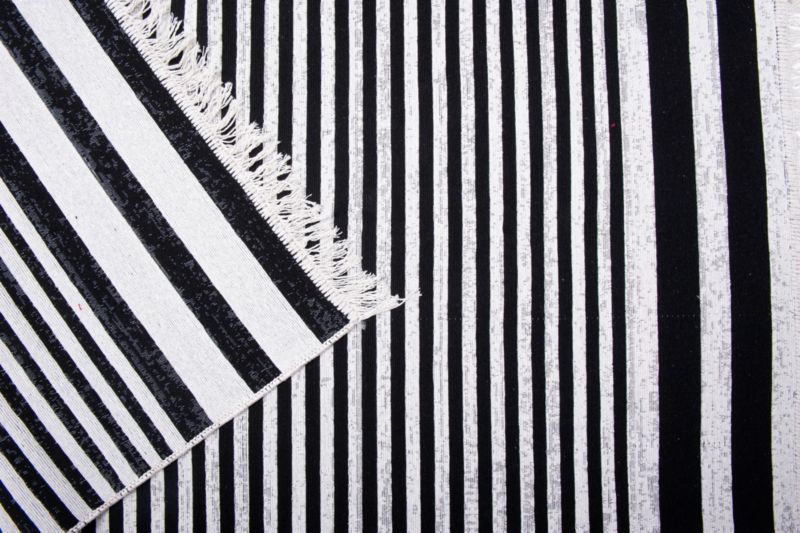 Tæppe Pled 120 x 160 cm med striber