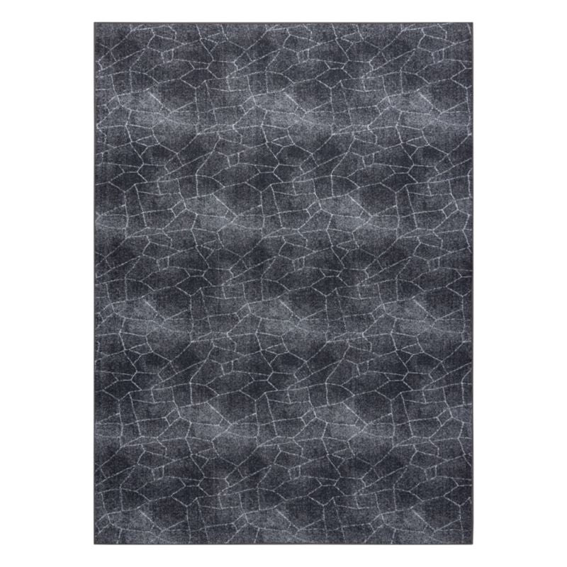 Tæppe 100x150 cm Grå Polyamid
