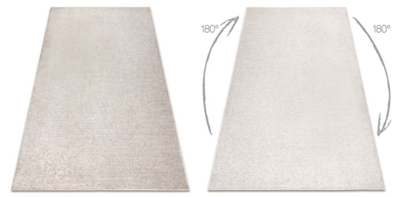 Tæppe 150x300 cm Beige Polypropylen