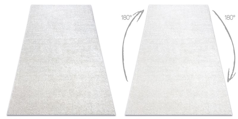 Rektangulært Tæppe 400x600 cm Polypropylen Krem