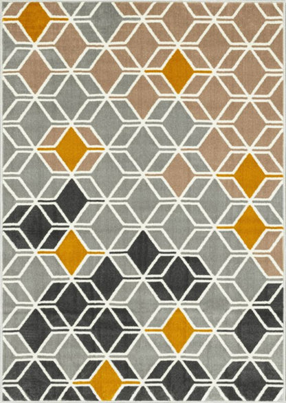 Soft Zork tæppe 133 x 190 cm i grå