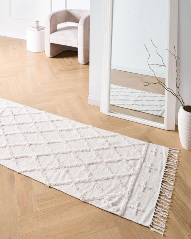 Løber Tozlu Beige 80 x 230 cm Bomuld