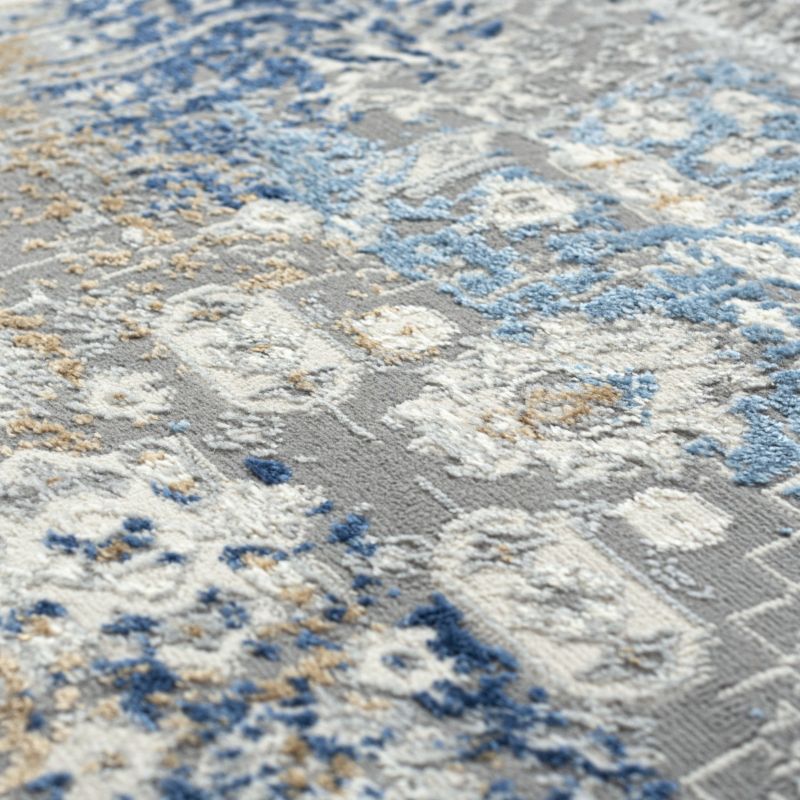 Tæppe Idaho Vintage 200x300 cm Kremet Blå