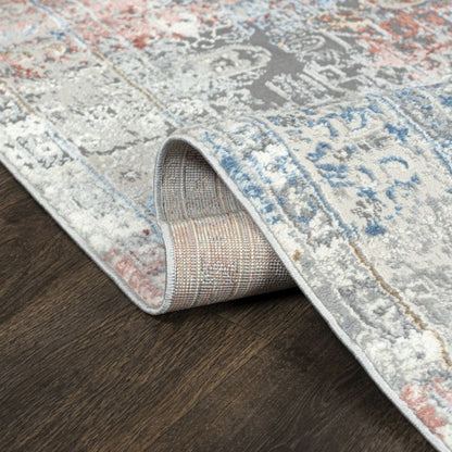 Rektangulært Tæppe 300x400 cm Beige Orange Vintage Mønster