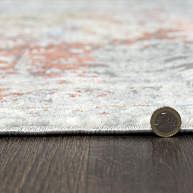 Rektangulært Tæppe 300x400 cm Beige Orange Vintage Mønster