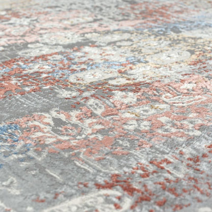 Rektangulært Tæppe 300x400 cm Beige Orange Vintage Mønster