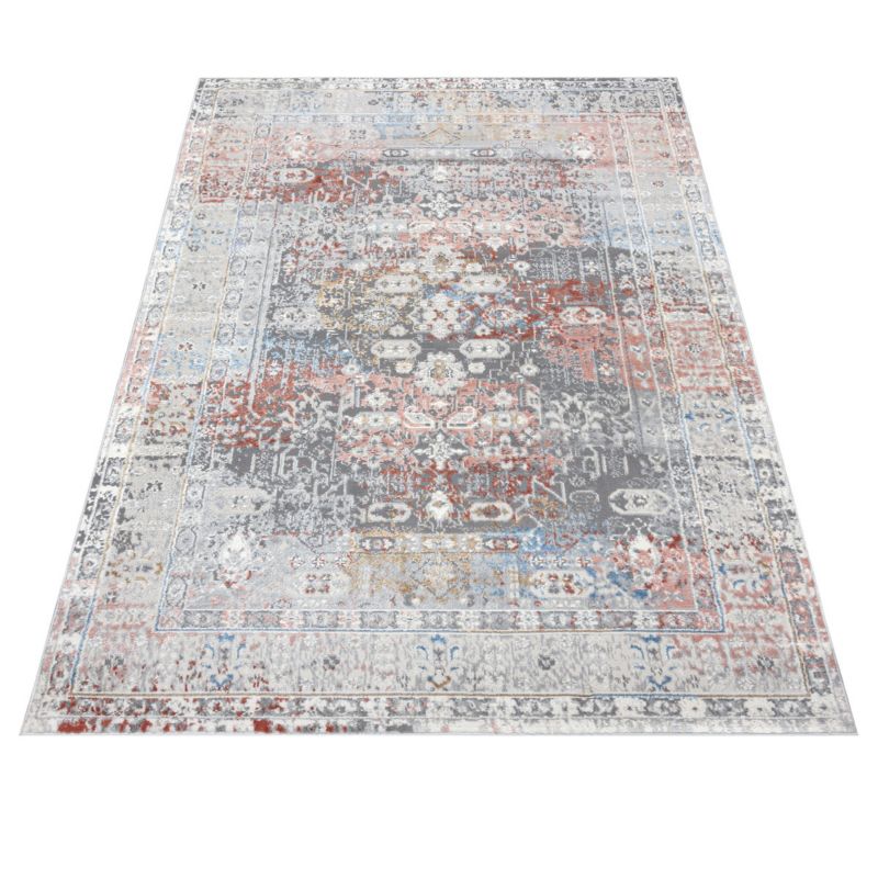 Rektangulært Tæppe 300x400 cm Beige Orange Vintage Mønster