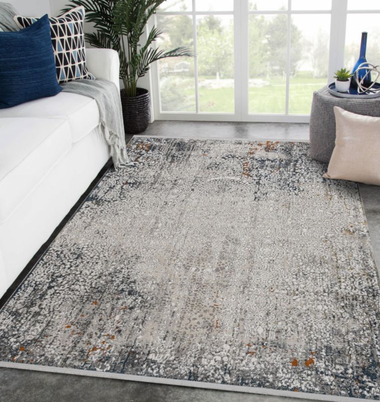 Tæppe 120x170 cm Beige Polyester-Polypropylen D1088
