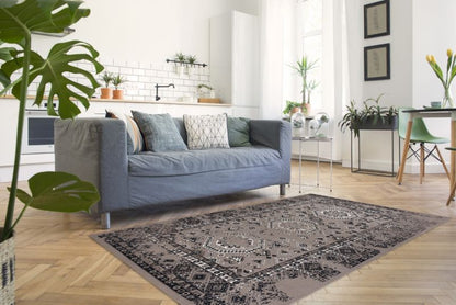 Tæppe 160x230 cm Beige Polypropylen B838