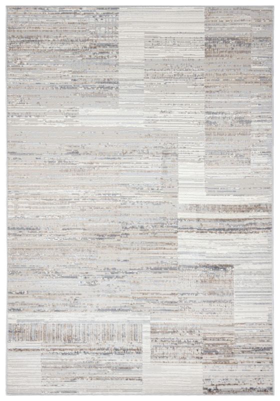 Gulvtæppe 200x300 cm Beige Abstrakt Mønster