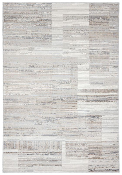 Gulvtæppe 200x300 cm Beige Abstrakt Mønster