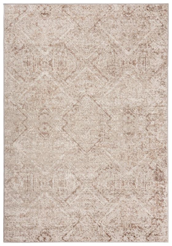 Abstrakt Tæppe 160x230 cm Beige Polyester/Polypropylen