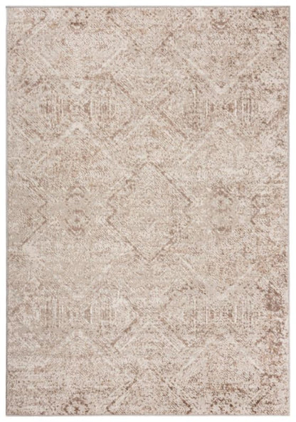 Abstrakt Tæppe 160x230 cm Beige Polyester/Polypropylen