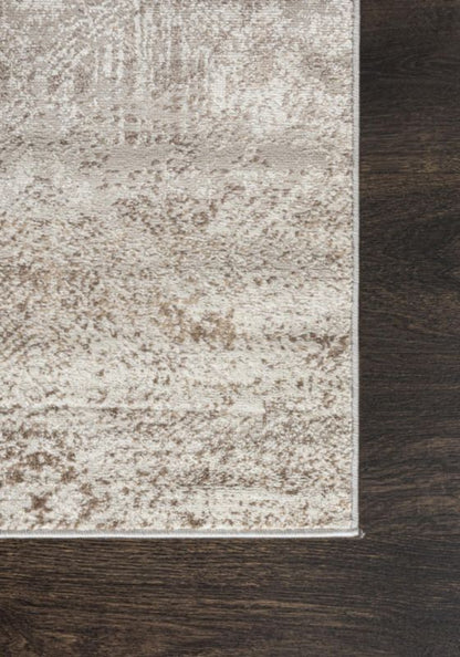 Abstrakt Tæppe 160x230 cm Beige Polyester/Polypropylen