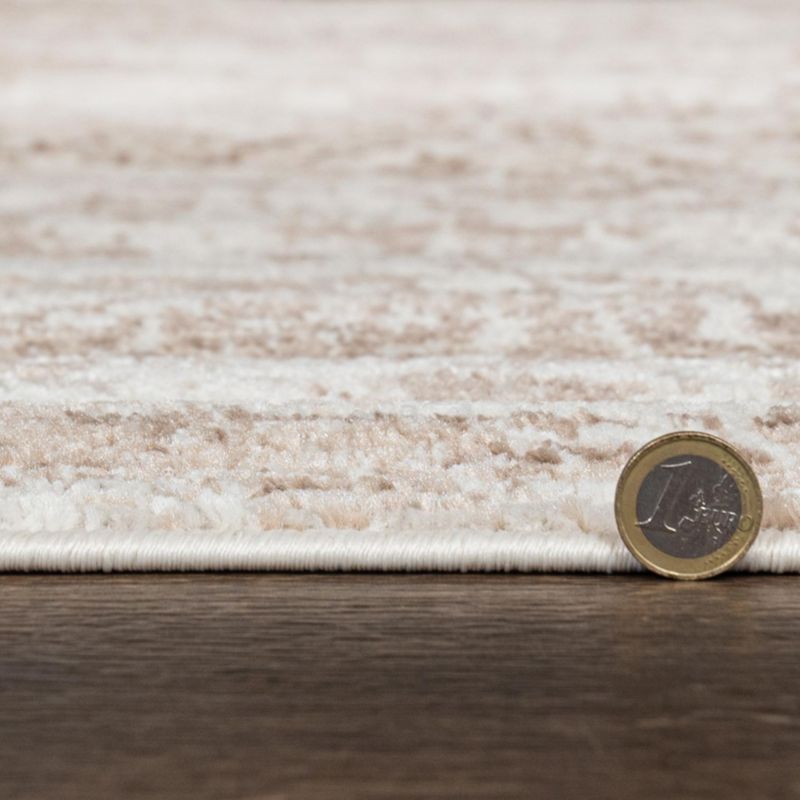 Rektangulært Tæppe 200x300 cm Beige Abstrakt Mønster