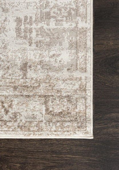 Rektangulært Tæppe 200x300 cm Beige Abstrakt Mønster