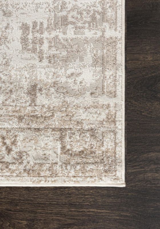 Rektangulært Tæppe 200x300 cm Beige Abstrakt Mønster