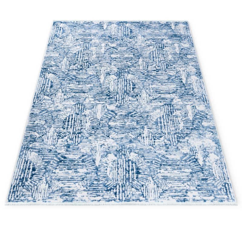 Indendørs Tæppe Sicilia NS03A Rektangel 160x230 cm Blå Geometrisk