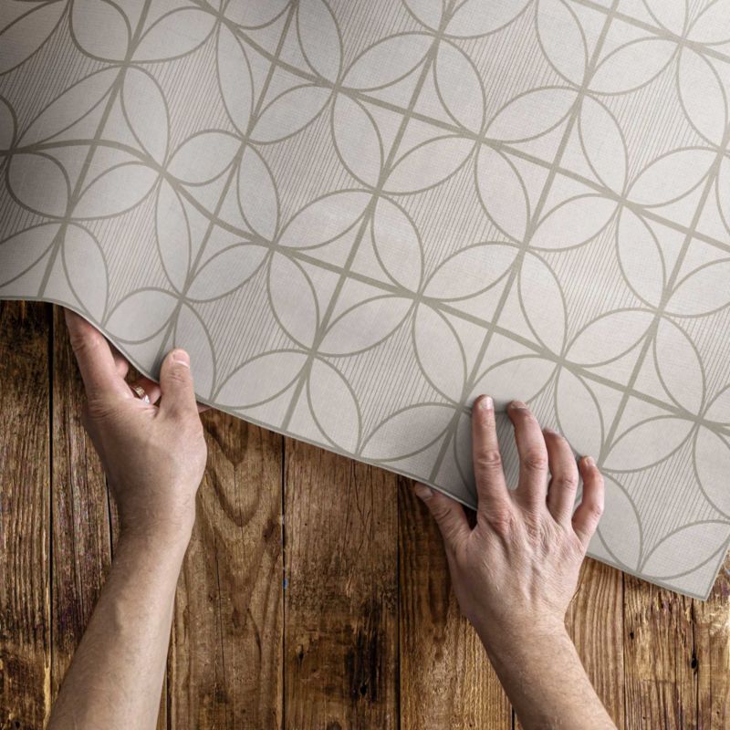 Vinylgulv 80x120 cm Beige 1 stk.