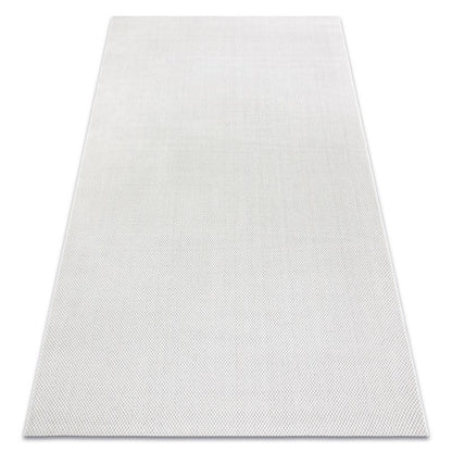 Udendørs Tæppe Flat 120x170 cm Hvid Polypropylen | 5902921031253