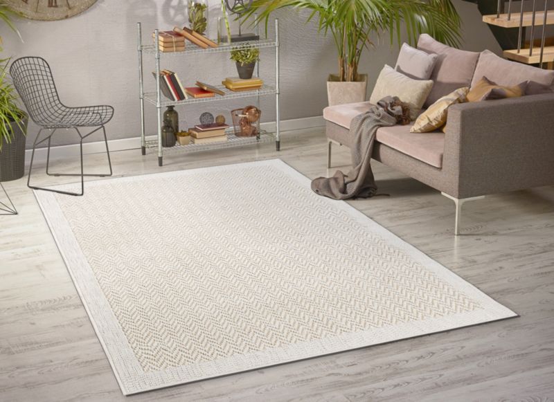 Udendørs Tæppe 58x100 cm Krem D1530