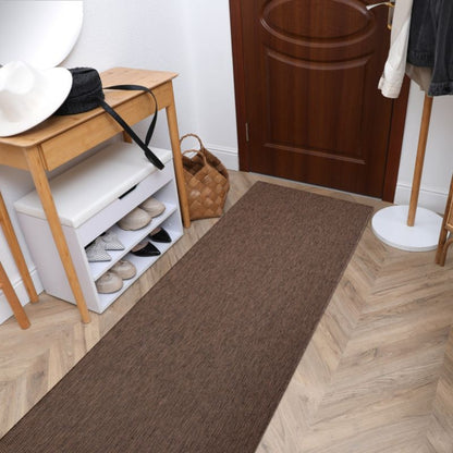 Udendørs Tæppe 70x300 cm Brun Polypropylen