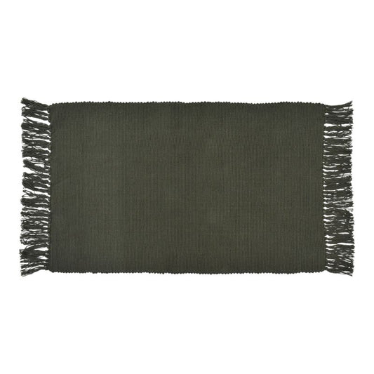 Mørkegrøn tæppe 50 x 80 cm