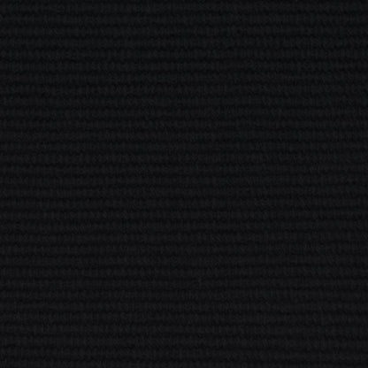 Sort tæppe 50 x 80 cm