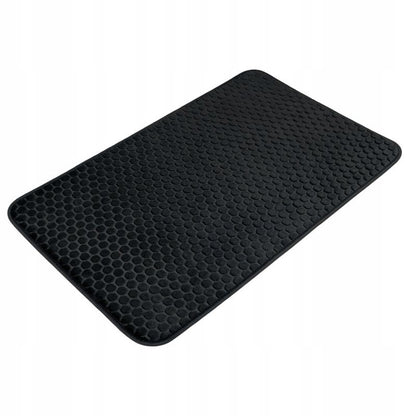 Bademåtte 50x80 cm Sort Skridsikker 1 stk.