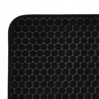 Bademåtte 50x80 cm Sort Skridsikker 1 stk.