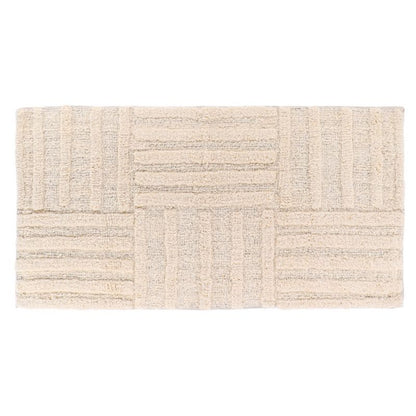 Bademåtte Anna 45x90 cm Beige Bomuld 1 stk.
