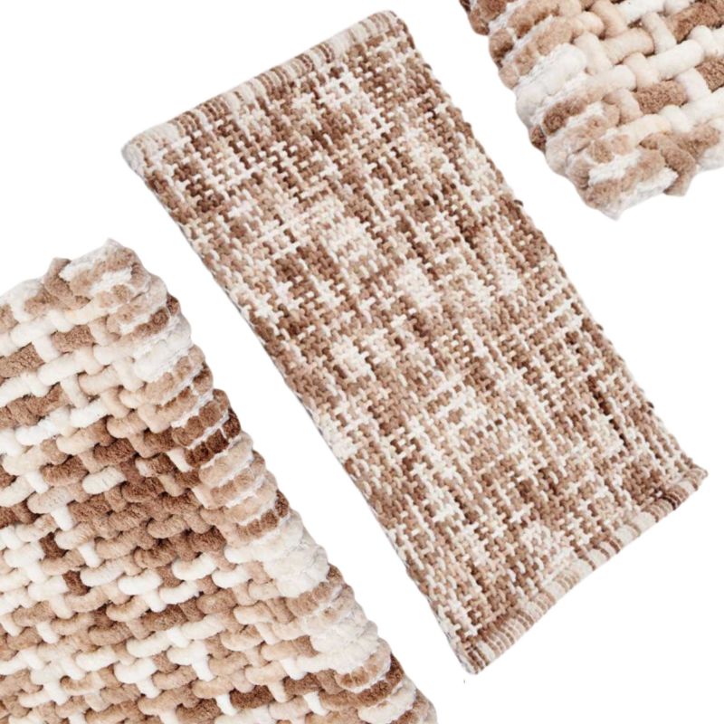 Bademåtte Berilo Beige Blød 80x50 cm 1 stk.