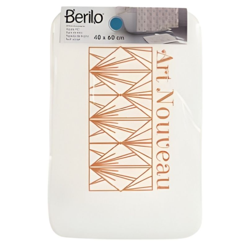 Bademåtte Berilo Beige Hurtigtørrende 60x40 cm 1 stk.