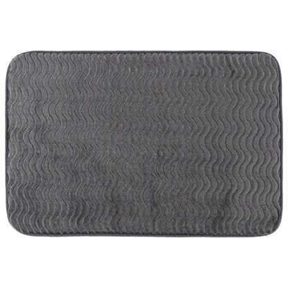 Bademåtte Brazi 40x60 cm Grå Skridsikker 1 stk.